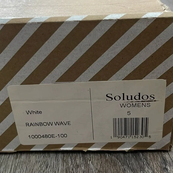 Soludos Rainbow Waves Sneakers Size 5 - Picture 16 of 16